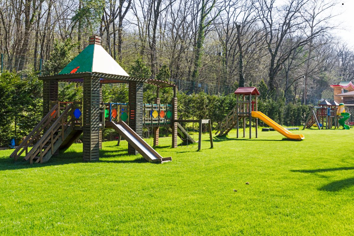 Natural Grass Playgrounds 